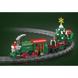 MouldKing 12039 Mould King 12039 PHIÊN BẢN ĐẶC BIỆT ĐẦU MÁY DIESEL ESU KG230 GIÁNG SINH bộ đồ chơi xếp lắp ráp ghép mô hình Creator ESU KG230 DIESEL LOCOMOTIVE CHRISTMAS SPECIAL EDITION Sáng Tạo 922 khối