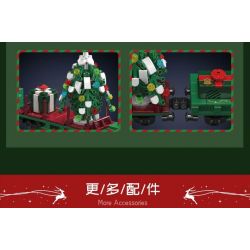 MouldKing 12039 Mould King 12039 PHIÊN BẢN ĐẶC BIỆT ĐẦU MÁY DIESEL ESU KG230 GIÁNG SINH bộ đồ chơi xếp lắp ráp ghép mô hình Creator ESU KG230 DIESEL LOCOMOTIVE CHRISTMAS SPECIAL EDITION Sáng Tạo 922 khối