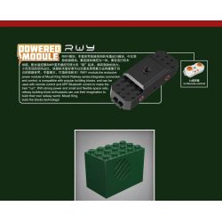 MouldKing 12039 Mould King 12039 PHIÊN BẢN ĐẶC BIỆT ĐẦU MÁY DIESEL ESU KG230 GIÁNG SINH bộ đồ chơi xếp lắp ráp ghép mô hình Creator ESU KG230 DIESEL LOCOMOTIVE CHRISTMAS SPECIAL EDITION Sáng Tạo 922 khối