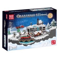 MouldKing 12029 Mould King 12029 ĐẤT TÀU GIÁNG SINH bộ đồ chơi xếp lắp ráp ghép mô hình Creator MERRY CHRISTMAS TRAIN WONDERLAND Sáng Tạo 4234 khối