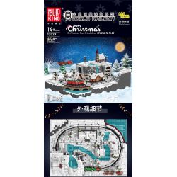MouldKing 12029 Mould King 12029 ĐẤT TÀU GIÁNG SINH bộ đồ chơi xếp lắp ráp ghép mô hình Creator MERRY CHRISTMAS TRAIN WONDERLAND Sáng Tạo 4234 khối