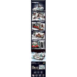 MouldKing 12029 Mould King 12029 ĐẤT TÀU GIÁNG SINH bộ đồ chơi xếp lắp ráp ghép mô hình Creator MERRY CHRISTMAS TRAIN WONDERLAND Sáng Tạo 4234 khối