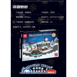 MouldKing 12029 Mould King 12029 ĐẤT TÀU GIÁNG SINH bộ đồ chơi xếp lắp ráp ghép mô hình Creator MERRY CHRISTMAS TRAIN WONDERLAND Sáng Tạo 4234 khối