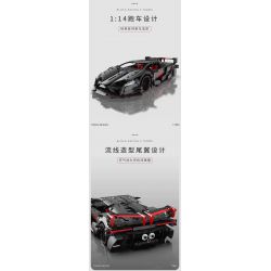 TAKUGI T7005 7005 ĐUA XE KHỐI RAMBO RED YAO GT tỷ lệ 1:14 bộ đồ chơi xếp lắp ráp ghép mô hình Technic LB GTY-01 Kỹ Thuật Công Nghệ Cao Mô Hình Phương Tiện 991 khối