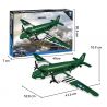 CAYI 6854 MÁY BAY VẬN TẢI DOUGLAS C-47 tỷ lệ 1:48 bộ đồ chơi xếp lắp ráp ghép mô hình Military Army C-47 TRANSPORT AIRCRAFT Quân Sự Bộ Đội 866 khối