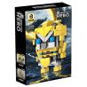 CO-CREATION JKC7638 7638 ONG NHỎ bộ đồ chơi xếp lắp ráp ghép mô hình Brickheadz MINI HERO Nhân Vật Đầu To 122 khối