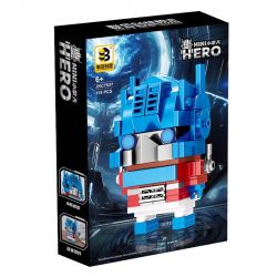 CO-CREATION JKC7637 7637 TIÊU KÌNH THIÊN bộ đồ chơi xếp lắp ráp ghép mô hình Brickheadz MINI HERO Nhân Vật Đầu To 119 khối