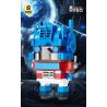 CO-CREATION JKC7637 7637 TIÊU KÌNH THIÊN bộ đồ chơi xếp lắp ráp ghép mô hình Brickheadz MINI HERO Nhân Vật Đầu To 119 khối