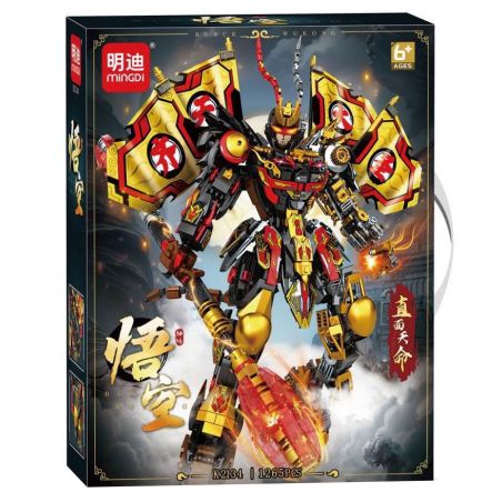 MINGDI LEIBAO K2134 2134 HUYỀN THOẠI NGỘ KHÔNG ĐỐI MẶT VỚI VẬN MỆNH bộ đồ chơi xếp lắp ráp ghép mô hình Movie & Game Phim Và Trò Chơi 1265 khối