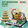 WANGE LIGAO DR.LUCK 3100 TOÀN CẢNH THÀNH PHỐ HỒ BẮC bộ đồ chơi xếp lắp ráp ghép mô hình Architecture CITY MICROCOSM Công Trình Kiến Trúc 338 khối