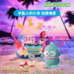 KEEPPLEY K20855 20855 CUỘC DIỄU HÀNH GIA ĐÌNH SANRIO NHẠC ĐIỆN TỬ SÔI ĐỘNG CÁ XẤU XÍ HANTON bộ đồ chơi xếp lắp ráp ghép mô hình Movie & Game Phim Và Trò Chơi