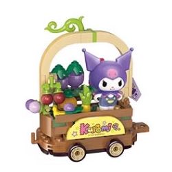 KEEPPLEY K20834 20834 CUỘC DIỄU HÀNH CỦA GIA ĐÌNH SANRIO HÁI TRÁI CÂY COOLOMI bộ đồ chơi xếp lắp ráp ghép mô hình Movie & Game Phim Và Trò Chơi 130 khối