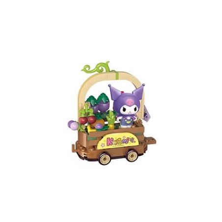 KEEPPLEY K20834 20834 CUỘC DIỄU HÀNH CỦA GIA ĐÌNH SANRIO HÁI TRÁI CÂY COOLOMI bộ đồ chơi xếp lắp ráp ghép mô hình Movie & Game Phim Và Trò Chơi 130 khối