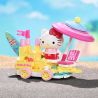 KEEPPLEY K20830 20830 CUỘC DIỄU HÀNH CỦA GIA ĐÌNH SANRIO ĐẮM MÌNH DƯỚI ÁNH MẶT TRỜI HELLO KITTY bộ đồ chơi xếp lắp ráp ghép mô hình Movie & Game Phim Và Trò Chơi 97 khối