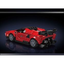 MouldKing 27069 Mould King 27069 SIÊU XE P80C bộ đồ chơi xếp lắp ráp ghép mô hình Speed Champions Racing Cars Đua Xe Công Thức 449 khối