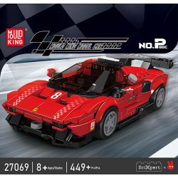 MouldKing 27069 Mould King 27069 SIÊU XE P80C bộ đồ chơi xếp lắp ráp ghép mô hình Speed Champions Racing Cars Đua Xe Công Thức 449 khối