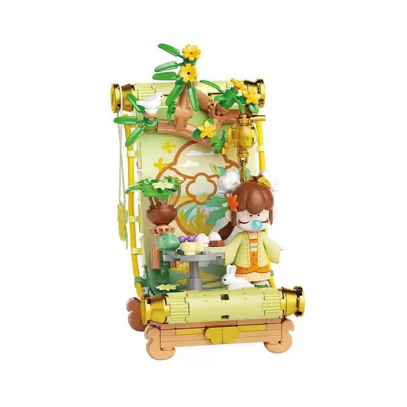 TOP TOY TC2055 2055 CUỘN TRANH BỐN MÙA NANCI THU bộ đồ chơi xếp lắp ráp ghép mô hình