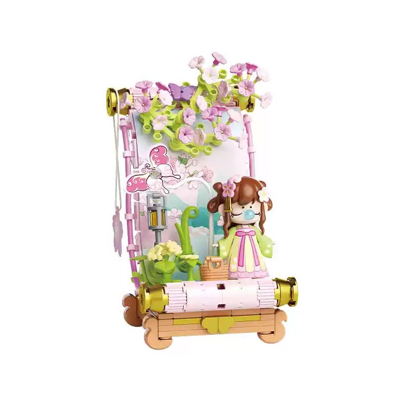 TOP TOY TC2053 2053 CUỘN TRANH BỐN MÙA NANCI LỜI TỰA XUÂN bộ đồ chơi xếp lắp ráp ghép mô hình