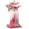 EMUE EM0016 0016 MẠNH LƯU LY FUYUE PAVILION bộ đồ chơi xếp lắp ráp ghép mô hình Arts & Crafts CRYSTAL PAVILIONS