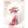 EMUE EM0016 0016 MẠNH LƯU LY FUYUE PAVILION bộ đồ chơi xếp lắp ráp ghép mô hình Arts & Crafts CRYSTAL PAVILIONS