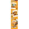 FEMIBOX S44052 44052 GIA ĐÌNH GARFIELD XE TẢI THỰC PHẨM DI ĐỘNG CỦA bộ đồ chơi xếp lắp ráp ghép mô hình Movie & Game GARFIELD FAMILY Phim Và Trò Chơi 450 khối