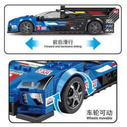 SMALL ANGLE JD062 LE MANS CADILLAC bộ đồ chơi xếp lắp ráp ghép mô hình Speed Champions Racing Cars Đua Xe Công Thức 294 khối