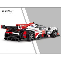 SMALL ANGLE JD061 GIẢI ĐUA XE TOYOTA GR010 bộ đồ chơi xếp lắp ráp ghép mô hình Speed Champions Racing Cars Đua Xe Công Thức 305 khối