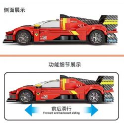 SMALL ANGLE JD060 FERRARI LE MANS bộ đồ chơi xếp lắp ráp ghép mô hình Speed Champions Racing Cars Đua Xe Công Thức 311 khối