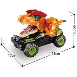 ACHKO 70029 XE RC KHỦNG LONG DILOPHOSAURUS bộ đồ chơi xếp lắp ráp ghép mô hình Technic Kỹ Thuật Công Nghệ Cao Mô Hình Phương Tiện 586 khối