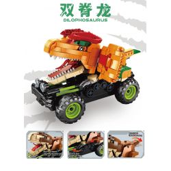 ACHKO 70029 XE RC KHỦNG LONG DILOPHOSAURUS bộ đồ chơi xếp lắp ráp ghép mô hình Technic Kỹ Thuật Công Nghệ Cao Mô Hình Phương Tiện 586 khối