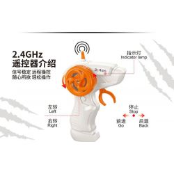 ACHKO 70029 XE RC KHỦNG LONG DILOPHOSAURUS bộ đồ chơi xếp lắp ráp ghép mô hình Technic Kỹ Thuật Công Nghệ Cao Mô Hình Phương Tiện 586 khối