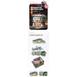 JIESTAR 89109 NHÀ HÀNG SAKURA bộ đồ chơi xếp lắp ráp ghép mô hình SAKURA RESTAURANT 3725 khối