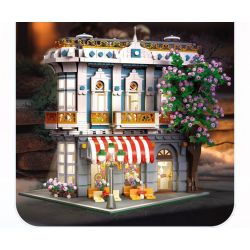 JIESTAR 89109 NHÀ HÀNG SAKURA bộ đồ chơi xếp lắp ráp ghép mô hình SAKURA RESTAURANT 3725 khối