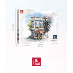 JIESTAR 89109 NHÀ HÀNG SAKURA bộ đồ chơi xếp lắp ráp ghép mô hình SAKURA RESTAURANT 3725 khối