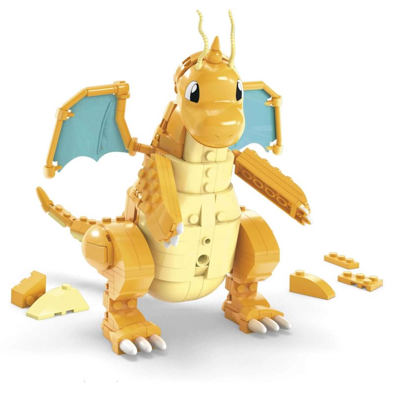 MEGA BLOKS HKT25 POKÉMON DRAGONITE bộ đồ chơi xếp lắp ráp ghép mô hình Movie & Game Phim Và Trò Chơi 387 khối