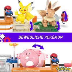 MEGA BLOKS HNT93 POKÉMON TRUNG TÂM bộ đồ chơi xếp lắp ráp ghép mô hình Movie & Game POKÉMON WALDSPASS POKÉMON-CENTER Phim Và Trò Chơi 648 khối