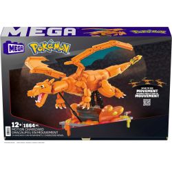 MEGA BLOKS HMW05 POKÉMON CHARIZARD bộ đồ chơi xếp lắp ráp ghép mô hình Movie & Game Phim Và Trò Chơi 1664 khối