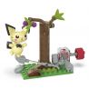 MEGA BLOKS HPB59 POKÉMON PIKACHU bộ đồ chơi xếp lắp ráp ghép mô hình Movie & Game POKÉMON PICHU'S FOREST FORAGE Phim Và Trò Chơi 84 khối