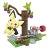 MEGA BLOKS HPB59 POKÉMON PIKACHU bộ đồ chơi xếp lắp ráp ghép mô hình Movie & Game POKÉMON PICHU'S FOREST FORAGE Phim Và Trò Chơi 84 khối