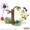MEGA BLOKS HPB59 POKÉMON PIKACHU bộ đồ chơi xếp lắp ráp ghép mô hình Movie & Game POKÉMON PICHU'S FOREST FORAGE Phim Và Trò Chơi 84 khối