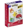 MEGA BLOKS GCN21 POKÉMON PIKACHU BULBASAUR SQUIRTLE CHARMANDER bộ đồ chơi xếp lắp ráp ghép mô hình Movie & Game POKÉMON KANTO REGION FIRST PARTNERS Phim Và Trò Chơi 90 khối