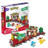 MEGA BLOKS HHP69 POKÉMON CHUYẾN TÀU NGHỈ LỄ bộ đồ chơi xếp lắp ráp ghép mô hình Creator POKÉMON HOLIDAY TRAIN Sáng Tạo 373 khối