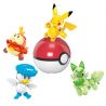 MEGA BLOKS HPX92 POKÉMON VÙNG PADIA PIKACHU TEAL MEOWTH VÀ CÁ SẤU bộ đồ chơi xếp lắp ráp ghép mô hình Movie & Game POKÉMON PALDEA REGION TEAM Phim Và Trò Chơi 79 khối