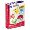 MEGA BLOKS HPX92 POKÉMON VÙNG PADIA PIKACHU TEAL MEOWTH VÀ CÁ SẤU bộ đồ chơi xếp lắp ráp ghép mô hình Movie & Game POKÉMON PALDEA REGION TEAM Phim Và Trò Chơi 79 khối
