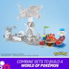 MEGA BLOKS HRL52 POKÉMON TEAL VÀ PARAS bộ đồ chơi xếp lắp ráp ghép mô hình Movie & Game POKÉMON QUAXLY AND PARAS'S SEA SPLASH Phim Và Trò Chơi 188 khối