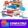 MEGA BLOKS HRL52 POKÉMON TEAL VÀ PARAS bộ đồ chơi xếp lắp ráp ghép mô hình Movie & Game POKÉMON QUAXLY AND PARAS'S SEA SPLASH Phim Và Trò Chơi 188 khối