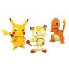 MEGA BLOKS HPF94 POKÉMON ĐỘI BA NGƯỜI VÙNG KANTO PIKACHU CHARMANDER MEOWTH bộ đồ chơi xếp lắp ráp ghép mô hình Movie & Game POKÉMON BUILD & SHOW KANTO REGION TRIO Phim Và Trò Chơi 529 khối