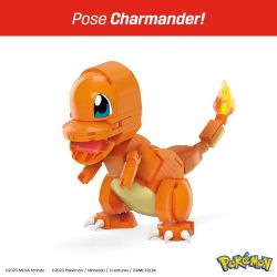 MEGA BLOKS HPF94 POKÉMON ĐỘI BA NGƯỜI VÙNG KANTO PIKACHU CHARMANDER MEOWTH bộ đồ chơi xếp lắp ráp ghép mô hình Movie & Game POKÉMON BUILD & SHOW KANTO REGION TRIO Phim Và Trò Chơi 529 khối