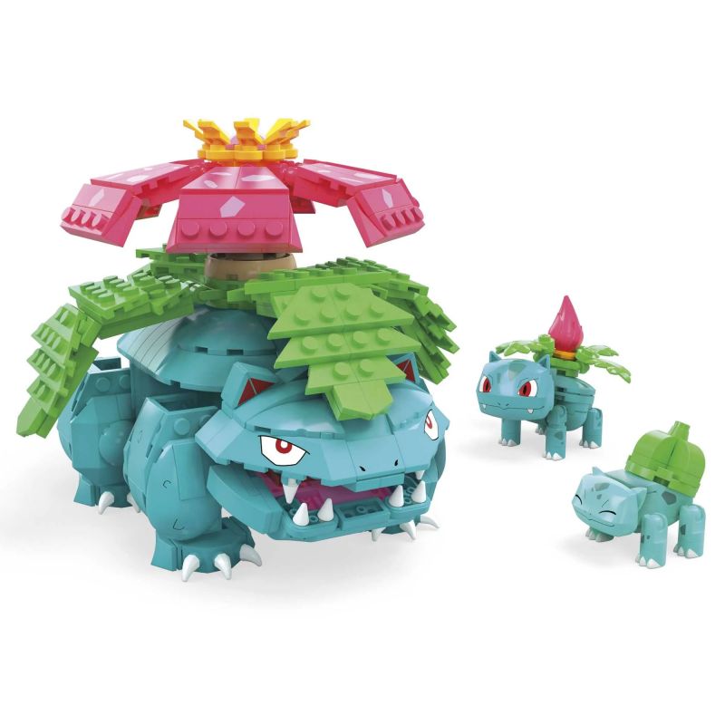 MEGA BLOKS HHM17 POKÉMON BỘ TIẾN HÓA BULBASAUR bộ đồ chơi xếp lắp ráp ghép mô hình Movie & Game POKÉMON BULBASAUR EVOLUTION SET Phim Và Trò Chơi 622 khối