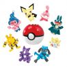 MEGA BLOKS HKT24 POKÉMON BÓNG 8 LOẠI bộ đồ chơi xếp lắp ráp ghép mô hình Movie & Game POKÉMON TRAINER 8 PACK Phim Và Trò Chơi 189 khối